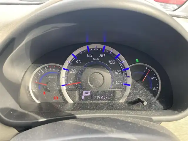 スズキ ワゴンＲ FX 千葉県 2014(平26)年 11.5万km シルキーシルバーメタリック 社外ナビ(AM/FM/CD/DVD/SD/ワンセグ)/キーレス/アイドリングストップ/純正フロアマット/ヘッドライトレベライザー/衝突被害軽減ブレーキ/電動格納ミラー