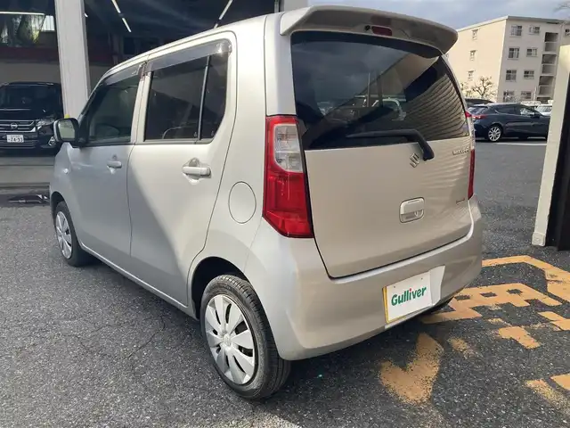 スズキ ワゴンＲ FX 千葉県 2014(平26)年 11.5万km シルキーシルバーメタリック 社外ナビ(AM/FM/CD/DVD/SD/ワンセグ)/キーレス/アイドリングストップ/純正フロアマット/ヘッドライトレベライザー/衝突被害軽減ブレーキ/電動格納ミラー