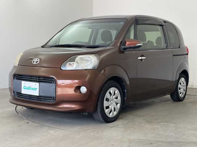 トヨタ ポルテ F 兵庫県 2012(平24)年 7万km ダークブラウンマイカメタリック ・純正7インチナビ＆フルセグ＆BT＆DVD/・純正後席モニター（V8T-R57）/・バックカメラ/・スマートキー/・スペアキー/・プッシュスタート/・ETC/・ステアリングスイッチ/・横滑り防止装置/・ドアバイザー/・フロアマット/・ヘッドライトレベライザー/・電動格納ミラー/・片側パワースライドドア/・ドアバイザー/・取扱説明書/・保証書