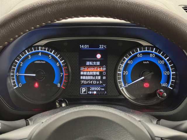 日産 ルークス HWS X プロパイロットED 三重県 2022(令4)年 2.9万km ブラック S-HYBRID/FF/インパネCVT/純正 7インチナビ MJ121D-W/（iPod/SD/FM/AM/TV/USB/CD/Bluetooth/VTR/AUX）/アラウンドビューモニター/両側ハンズフリーオートスライドドア/ビルトイン ETC2.0/安全/・インテリジェントエマージェンシーブレーキ/・車線逸脱警報（LDW）/・車線逸脱防止支援（インテリジェントLI）/・ふらつき警報（インテリジェントDA）/・プロパイロット/・先行車発進お知らせ/・標識表示機能（最高速度・進入禁止）/・フロント＆バックソナー/装備/・【OP】プレミアムグラデーションインテリア（ハーフレザー、ブラウンパネル、革巻きステアリングなど）/・オートエアコン/・電子パーキングブレーキ＆ブレーキホールド/・LEDヘッドライト＆フロントフォグライト/・ハイビームアシスト/・ステアリングスイッチ/・純正14inAW/・助手席肩口リクライニングレバー/・インテリジェントキーx2/など