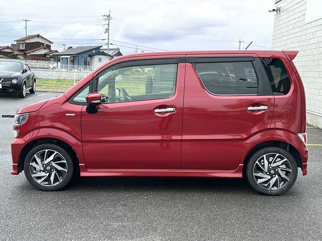 スズキ ワゴンＲ HYBRID FZ リミテッド 香川県 2018(平30)年 2.4万km フェニックスレッドパール 純正８インチナビ／全方位カメラ／衝突軽減ブレーキ／シートヒーター／ビルトインＥＴＣ／ＬＥＤヘッドライト／ＨＵＤ／純正アルミ／Ｂｌｕｅｔｏｏｔｈ／アイドリングストップ