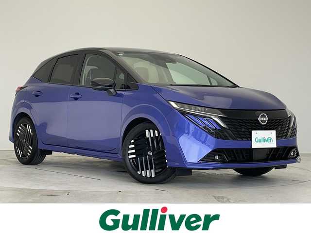日産 オーラ G レザーエディション 愛知県 2024(令6)年 0.4万km 青 プロパイロット/衝突軽減システム/純正9型ディズプレイオーディオ　ナビ機能あり/プレミアムサウンドBOSE/三眼LEDヘッドライト/全方位カメラ/レーダークルーズコントロール/シートヒーター/フルセグ/Bluetooth/バックカメラ/パワーシート/コーナーセンサー/純正アルミホイール/ETC2.0/ブラインドスポットモニター/ステアリングヒーター/インテリジェントミラー/オートマチックハイビーム/ドライブレコーダー/置くだけ充電機/ステアリングスイッチ/スマートキー/プッシュスタート