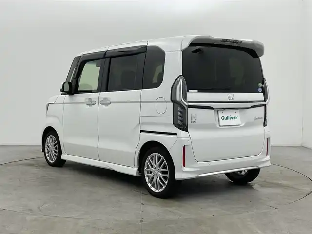 ホンダ Ｎ ＢＯＸ カスタム L ターボ 富山県 2021(令3)年 2.2万km プラチナホワイトパール 純正ナビ（AM/FM/CD/DVD/SD/USB/BT）/フルセグTV/バックカメラ/両側パワースライドドア/アダプティブクルーズコントロール/衝突被害軽減ブレーキ/レーンキープアシスト/オートマチックハイビーム/LEDヘッドライト/クリアランスソナー/ハーフレザーシート/前席シートヒーター/ETC/ドライブレコーダー/スマートキー/プッシュスタート/パドルシフト/純正15インチAW/純正フロアマット