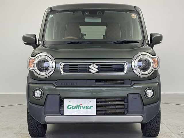 スズキ ハスラー HYBRID X 茨城県 2020(令2)年 3.3万km クールカーキPM ８インチナビ　/バックカメラ　/シートヒーター　/衝突被害軽減ブレーキ　/ビルドインＥＴＣ　/レーンキープアシスト　/オートライト　/ＬＥＤヘッドライト　/レザーシートカバー　/アイドリングストップ　/スマートキー