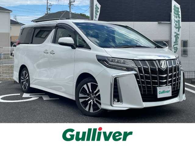トヨタ アルファード S Cパッケージ 三重県 2022(令4)年 2.7万km ホワイトパールクリスタルシャイン 登録時走行距離　２６６７８ｋｍ/ワンオーナー/禁煙車/革シート/ドライブレコーダー（前後）/純正ナビ（オプション）/AM/FM/CD/DVD/Bluetooth/TVフルセグ/フリップダウンモニター/サンルーフ/ETC/バックカメラ/デジタルインナーミラー/ステアリングスイッチ/レーダークルコン/トヨタセーフティセンス/シートメモリー/シートヒーター，クーラー/ハンドルヒーター/パワーシート（前後）/両側パワースライドドア/パワーバックドア/パワーステアリング/パワーウィンドウ/nanoe/プッシュスタート/ドアバイザー/プッシュスタート