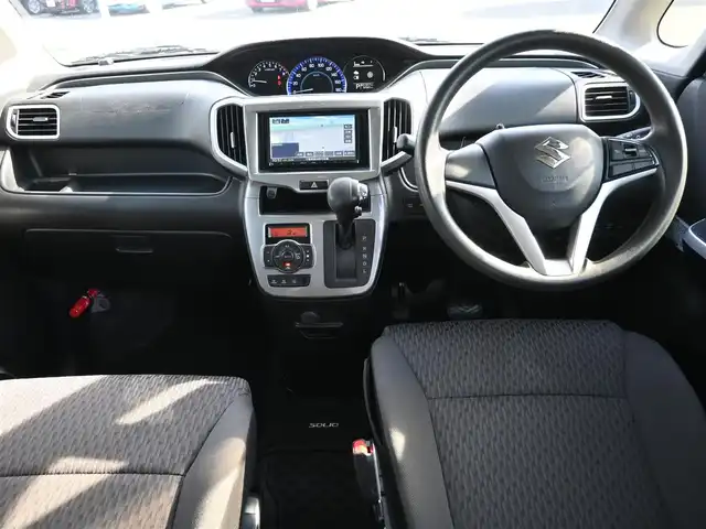 スズキ ソリオ HV MX Dカメラ ブレーキS 千葉県 2015(平27)年 5.2万km ブーストブルーパールメタリック デュアルカメラブレーキサポート/左パワースライドドア/右イージークローザードア/社外メモリーナビ/地デジTV/【CD再生機能　Bluetooth接続】/ETC/純正15インチアルミホイル/携帯リモコン