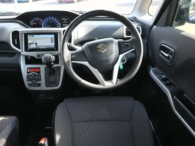 スズキ ソリオ HV MX Dカメラ ブレーキS 千葉県 2015(平27)年 5.2万km ブーストブルーパールメタリック デュアルカメラブレーキサポート/左パワースライドドア/右イージークローザードア/社外メモリーナビ/地デジTV/【CD再生機能　Bluetooth接続】/ETC/純正15インチアルミホイル/携帯リモコン