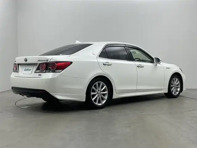 トヨタ クラウン ハイブリッド アスリートS 埼玉県 2016(平28)年 7.2万km ホワイトパールクリスタルシャイン 純正SDメモリナビ/ CD DVD 地デジTV Bluetooth/バックカメラ/プリクラッシュセーフティ/レーンディパーチャーアラート/レーダークルーズコントロール/クリアランスソナー /パワーシート/シートヒーター /ステアリングヒーター/ドライブレコーダー/LEDオートライト/ビルトインETC