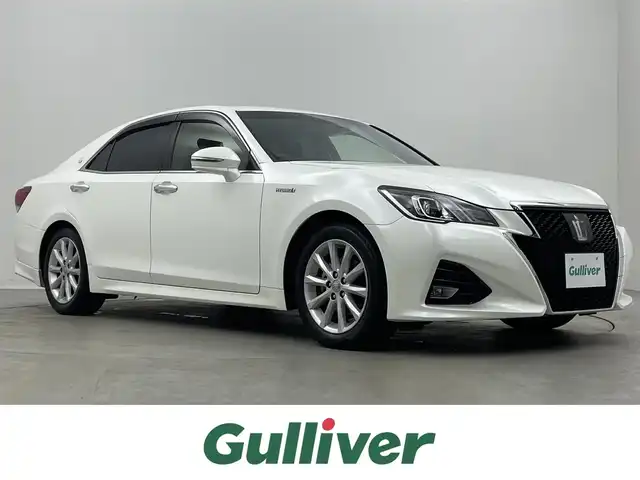 トヨタ クラウン ハイブリッド アスリートS 埼玉県 2016(平28)年 7.2万km ホワイトパールクリスタルシャイン 純正SDメモリナビ/ CD DVD 地デジTV Bluetooth/バックカメラ/プリクラッシュセーフティ/レーンディパーチャーアラート/レーダークルーズコントロール/クリアランスソナー /パワーシート/シートヒーター /ステアリングヒーター/ドライブレコーダー/LEDオートライト/ビルトインETC