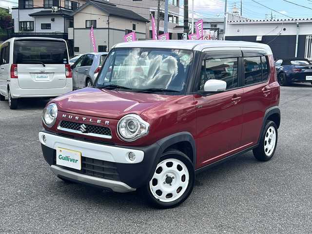 スズキ ハスラー Jスタイル 愛知県 2015(平27)年 3.6万km フェニックスレッドパール/ホワイト2トーンルーフ /禁煙車/ワンオーナー//社外ナビTV(MDV-L401)//バックカメラ//レーダーブレーキサポート//誤発進抑制制御//アイドリングストップ//前席シートヒーター//ステアリングスイッチ//電動格納ミラーウインカー//プッシュスタート//純正１５インチアルミ//フォグランプ//ドアバイザー//純正フロアマット//新車保証書/取扱説明書//スペアキー