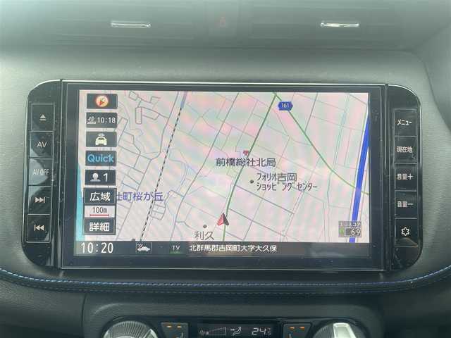 日産 キックス オーテック 群馬県 2022(令4)年 7.7万km 紺Ⅱ 純正SDナビ、地デジ、Bluetooth、CD、DVD/アラウンドビューモニター/レーダークルーズコントロール/プロパイロット/前席シートヒーター/革巻きステア/ETC/LEDヘッドライト/ウインカーミラー/純正ドライブレコーダー（前後）/コーナーセンサー（前後）/ドアバイザー/保証書