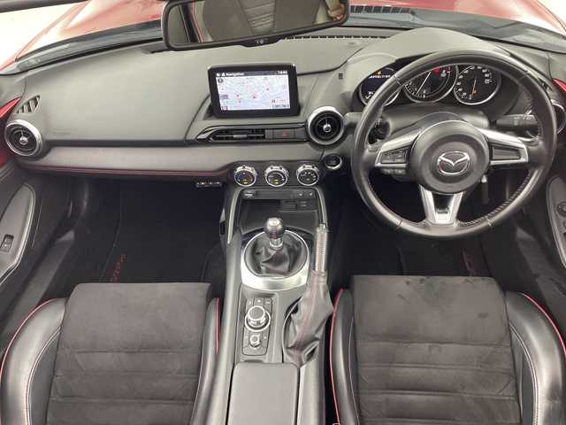 マツダ ロードスター ＲＦ RS 愛知県 2017(平29)年 7.7万km ソウルレッドクリスタルM 禁煙車/6速MT/純正8インチナビ/（CD/DVD/Bluetooth/フルセグTV/AM/FM)/BOSEプレミアムサウンド/バックカメラ/i-ActiveSense/・衝突軽減ブレーキ/・ブラインドスポットモニタリング/・レーンキープアシスト/・オートマチックハイビーム/ドライブレコーダー/ETC/シートヒーター/BBS製17インチアルミホイール