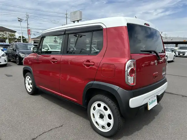 スズキ ハスラー Jスタイル 岡山県 2015(平27)年 10万km フェニックスレッドパール/ホワイト2トーンルーフ 登録時走行距離99790km/社外7インチナビ/フルセグTV(AM.FM.CD.DVD.TV.BT)/バックカメラ/ETC/ドライブレコーダー/シートヒーター/衝突軽減ブレーキ/レーンキープアシスト/ベンチシート/フルフラットシート/オートライト/アイドリングストップ/純正フロアマット
