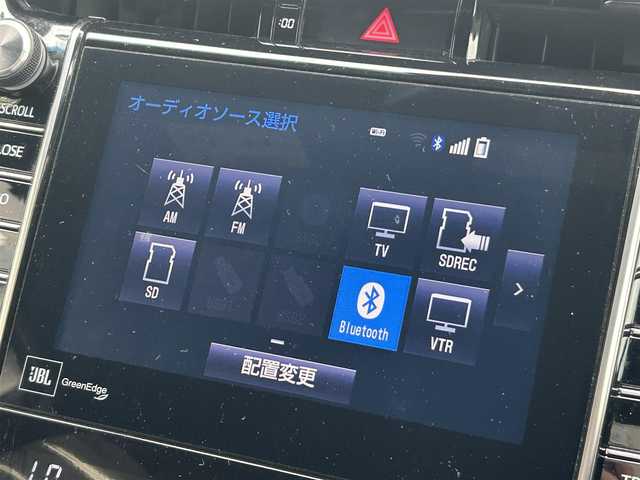 トヨタ ハリアー ハイブリッド プレミアム アドバンスドP 福岡県 2016(平28)年 9.5万km ブラック ワンオーナー/純正メーカーナビ（AM/FM/BT/フルセグTV/AUX)/JBLプレミアムサウンド/クルーズコントロール/パワーバックドア/全方位カメラ/モデリスタエアロ(フロント・サイド・リア）/前席パワーシート/シートメモリー機能/前席シートヒーター/ビルトインETC/クリアランスソナー/LEDヘッドライト/USB入力端子/レザーシート/純正フロアマット/純正18インチアルミホイール/スペア×1/取扱説明書/保証書