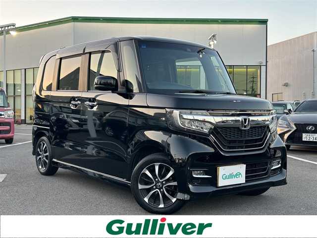 ホンダ Ｎ ＢＯＸ カスタム G L ホンダセンシング 愛媛県 2019(平31)年 7.8万km クリスタルブラックパール ディーラーOP純正ナビ/BT/AM・FM/CD/DVD/フルセグ/ビルトインETC/バックカメラ/ホンダセンシング/片側パワースライドドア/クルーズコントロール/スペアキー/フルフラットシート/LEDヘッドライト