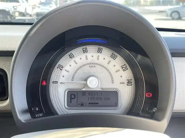 スズキ ラパン L 宮崎県 2017(平29)年 10.9万km 茶 純正ナビゲーション（CN-RE03WD）/　AM FM CD DVD BT TV/ドライブレコーダー/衝突軽減ブレーキ/アイドリングストップ/シートヒーター/ETC車載器/スマートキー/プッシュスタート/取説/保証書