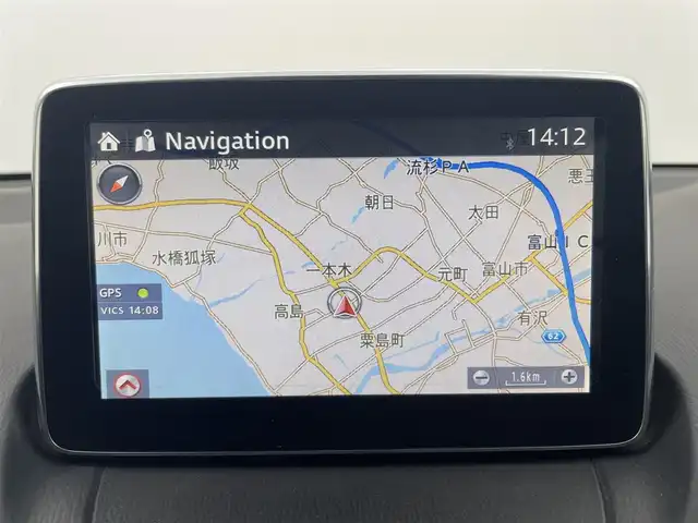 マツダ デミオ XD 富山県 2014(平26)年 6.3万km ソウルレッドプレミアムメタリック 純正ナビ（AM/FM/BT/USB）/バックカメラ/ドライブレコーダー/ETC/衝突被害軽減システム/横滑り防止装置/アイドリングストップ/純正アルミホイール/純正フロアマット/ハロゲンライト/ステアリングスイッチ/電動格納ミラー/スマートキー/スペアキー