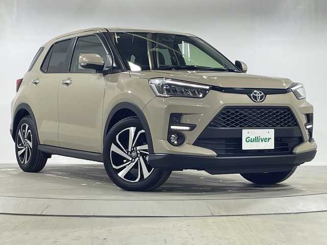 トヨタ ライズ Z 神奈川県 2025(令7)年 0.1千km ナチュラルベージュマイカM Z　（ガソリン）　ディスプレイオーディオパッケーシ（97900）/スマートアシストIII/レーダークルーズコントロール/エコアイドル/ディスプレイオーディオ/純正地デジTV/【Bluetooth接続】/【Apple CarPlay　Android Auto対応】/バックカメラ/前席シートヒーター/革巻きステアリング/ステアリングスイッチ/LEDヘッドライト/フォグライト/ウインカーミラー/コーナーセンサー/純正17インチアルミホイル/サイド/カーテンエアバッグ/キーフリーシステム