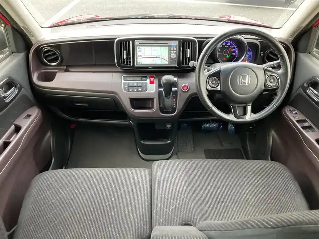ホンダ Ｎ ＯＮＥ プレミアム ツアラー Lパッケージ 鳥取県 2013(平25)年 5.2万km ミラノレッド ターボ車/ツートンカラー/ブラックルーフ/純正ナビ/ワンセグ/CD/DVD/USB/バックカメラ・ETC/クルーズコントロール/キセノンライト/オートライト/LEDポジションリング/パドルシフト/アイドリングストップ/純正15インチアルミホイール/フォグライト/プッシュエンジンスタート/フロアマット/保証書・取扱説明書