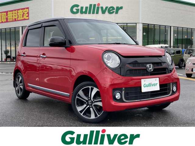 ホンダ Ｎ ＯＮＥ プレミアム ツアラー Lパッケージ 鳥取県 2013(平25)年 5.2万km ミラノレッド ターボ車/ツートンカラー/ブラックルーフ/純正ナビ/ワンセグ/CD/DVD/USB/バックカメラ・ETC/クルーズコントロール/キセノンライト/オートライト/LEDポジションリング/パドルシフト/アイドリングストップ/純正15インチアルミホイール/フォグライト/プッシュエンジンスタート/フロアマット/保証書・取扱説明書