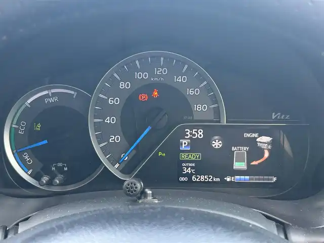 トヨタ ヴィッツ ハイブリッド F セーフティーエディションⅡ 愛知県 2018(平30)年 6.3万km スーパーレッドⅤ ワンオーナー/社外メモリナビ/フルセグテレビ/バックカメラ/Bluetooth/ウィンカーミラー/ドアバイザー/プッシュスタート/ETC/コーナーセンサー/レーンキープ/衝突軽減ブレーキ