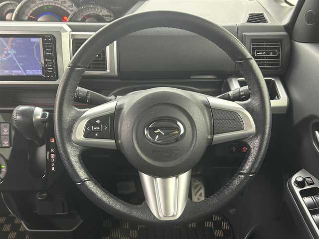 ダイハツ ウェイク G ターボ SA Ⅱ 熊本県 2017(平29)年 6.4万km ブラックマイカメタリック ・純正ナビ/CD/SD/TV  NMCK-W66D/・バックカメラ/・両側パワースライドドア/・ETC/・スマートアシスト２/・衝突警報機能/・衝突回避支援ブレーキ機能/・車線逸脱警報機能/・誤発進抑制機能(前方)/・誤発進抑制機能(後方)/・先行車発進お知らせ機能/・アイドリングストップ/・プッシュスタート/・スマートキー/・ターボ/・LEDヘッドライト/・フォグランプ/・社外16インチアルミホイール/・社外フロアマット/・ドアバイザー