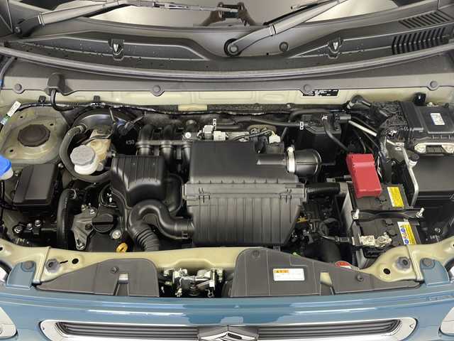 スズキ ハスラー HYBRID X 岐阜県 2023(令5)年 0.6万km デニムブルー ガンメタリック 2トーン スズキセーフティサポート/・衝突軽減ブレーキ/・デュアルカメラブレーキサポート/・レーンキープアシスト/・コーナーセンサー/・先行車発信お知らせ機能/・標識認識機能/・ふらつき警報/・ハイビームアシスト/純正9インチナビ/　(AM/FM/CD/DVD/Bluetooth/フルセグTV)/全方位モニター/LEDヘッドライト/シートヒーター/ドライブレコーダー/オートライト/純正アルミホイール/純正フロアマット/保証書、取説/スペアキー