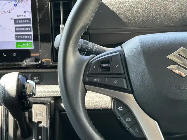 スズキ ソリオ バンディット HV MV 愛媛県 2021(令3)年 1.9万km メロウディープレッドパール 純正９インチナビ　フルセグＴＶ　スマホ連携　アップルカープレイ　全方位モニター　パワースライドドア　デュアルカメラブレーキサポート　ＥＴＣ　　コーナーセンサー　ヘッドアップディスプレイ　シートヒーター