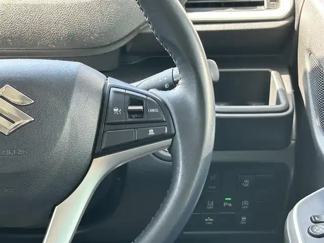 スズキ ソリオ バンディット HV MV 愛媛県 2021(令3)年 1.9万km メロウディープレッドパール 純正９インチナビ　フルセグＴＶ　スマホ連携　アップルカープレイ　全方位モニター　パワースライドドア　デュアルカメラブレーキサポート　ＥＴＣ　　コーナーセンサー　ヘッドアップディスプレイ　シートヒーター