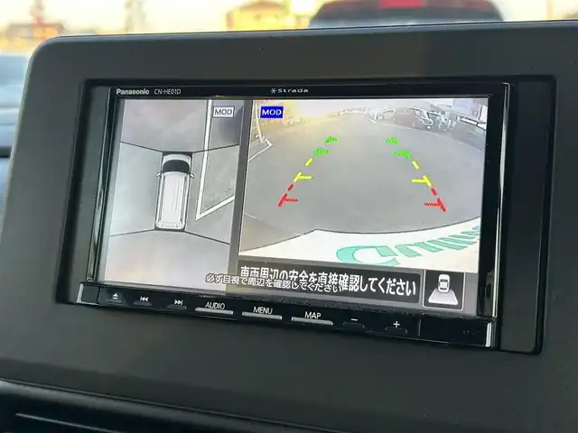 三菱 ｅＫクロススペース G プラスエディション 愛媛県 2021(令3)年 2.8万km オークブラウンメタリック 7型ナビ/全方位カメラ/両側電動スライドドア/衝突軽減/ETC/ドラレコ/フルセグTV/TVキャンセラー/LEDヘッドライト/オートライト/純正AW/シートヒーター/スマートキー/プッシュスタート/禁煙車