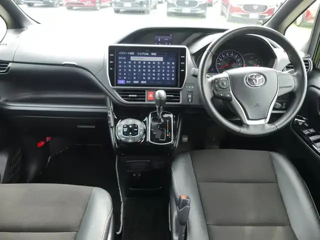 トヨタ ノア Si ダブルバイビーⅡ 千葉県 2020(令2)年 3.8万km ブラック 205/60R16/Toyota Safety Sense/・プリクラッシュセーフティ/・レーンディパーチャーアラート/・オートハイビーム/クルーズコントロール/両側パワースライドドア/ハーフレザーシート/純正SDナビ/地デジTV/バックカメラ/革巻きステアリング/ステアリングスイッチ/ETC/LEDヘッドライト/フォグライト/ウインカーミラー/クリアランスソナー/純正16インチアルミホイル/スマートキー