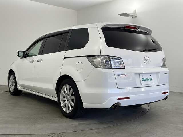 マツダ ＭＰＶ 23C Sporty Pack 兵庫県 2007(平19)年 7.7万km クリスタルホワイトパールマイカ ・社外ナビ/・TV/HDD/DVD/AM/FM/・両側パワースライドドア/・ウォークスルー/・純正フロアマット/・電動格納ミラー/・リアオートエアコン/・純正17インチアルミホイール/・HIDヘッドライト/・オートライト/・ETC/・スマートキー//・ナビボタン不良/・ナビ開閉不良