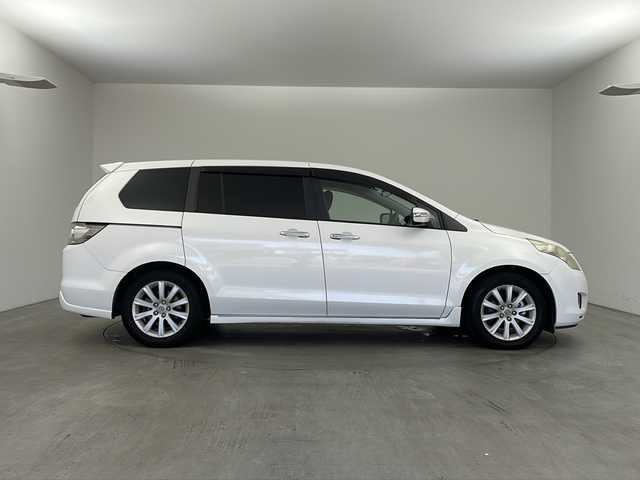 マツダ ＭＰＶ 23C Sporty Pack 兵庫県 2007(平19)年 7.7万km クリスタルホワイトパールマイカ ・社外ナビ/・TV/HDD/DVD/AM/FM/・両側パワースライドドア/・ウォークスルー/・純正フロアマット/・電動格納ミラー/・リアオートエアコン/・純正17インチアルミホイール/・HIDヘッドライト/・オートライト/・ETC/・スマートキー//・ナビボタン不良/・ナビ開閉不良