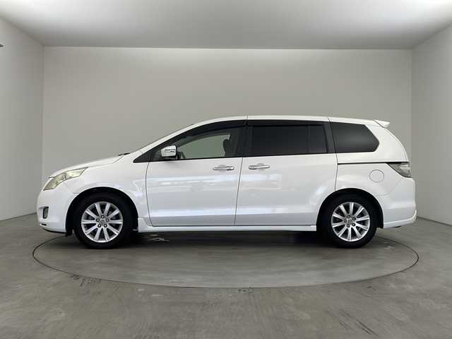 マツダ ＭＰＶ 23C Sporty Pack 兵庫県 2007(平19)年 7.7万km クリスタルホワイトパールマイカ ・社外ナビ/・TV/HDD/DVD/AM/FM/・両側パワースライドドア/・ウォークスルー/・純正フロアマット/・電動格納ミラー/・リアオートエアコン/・純正17インチアルミホイール/・HIDヘッドライト/・オートライト/・ETC/・スマートキー//・ナビボタン不良/・ナビ開閉不良