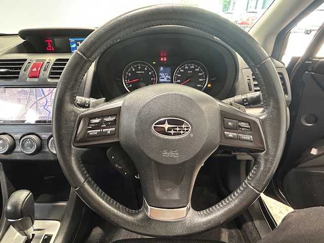 スバル インプレッサ ＸＶ 2．0i－L アイサイト 宮城県 2012(平24)年 11.2万km ディープシーブルーパール 4WD/衝突被害軽減システム/クルーズコントロール/アイサイト/MTモード付きAT/パドルシフト/社外SDナビ/バックカメラ/Bluetooth/CD/DVD/フルセグTV/純正ビルトインETC/純正アルミホイール/純正フロアマット/前後ドライブレコーダー/フォグランプ/オートライト
