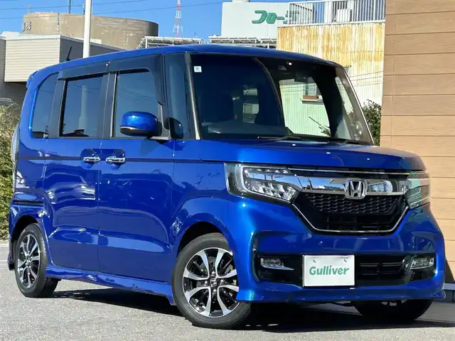 ホンダ Ｎ ＢＯＸ カスタム G L ホンダセンシング 香川県 2018(平30)年 4.2万km ブリリアントスポーティブルーメタリック2トーン ワンオーナー/純正ディスプレイオーディオ/CD/USB/ワンセグ/バックカメラ/両側パワースライドドア/ホンダセンシング/レーダークルーズ/レーンキープ/前後ドライブレコーダー/スマートキー/ビルトインETC