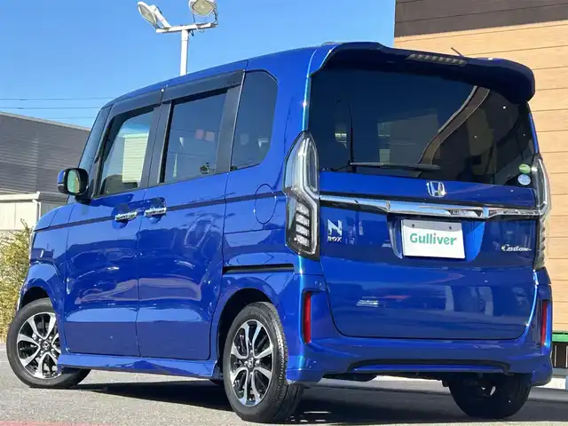 ホンダ Ｎ ＢＯＸ カスタム G L ホンダセンシング 香川県 2018(平30)年 4.2万km ブリリアントスポーティブルーメタリック2トーン ワンオーナー/純正ディスプレイオーディオ/CD/USB/ワンセグ/バックカメラ/両側パワースライドドア/ホンダセンシング/レーダークルーズ/レーンキープ/前後ドライブレコーダー/スマートキー/ビルトインETC