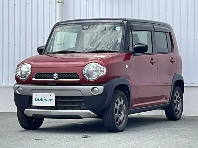 スズキ ハスラー G 三重県 2016(平28)年 6.4万km フェニックスレッドパール/ブルーイッシュブラックパール 純正SDナビ(AM/FM/CD/DVD/TV/BT)/衝突軽減ブレーキ/アイドリングストップ/ビルトインETC/シートヒーター(前席)/ベンチシート/スマートキー/純正ホイール/取扱説明書/ナビ取扱説明書/保証書/禁煙車