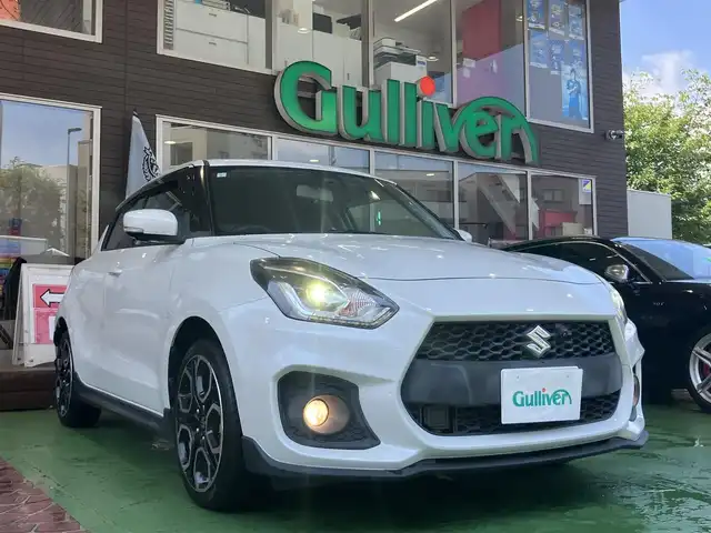 スズキ スイフト スポーツ セーフティPKG 神奈川県 2019(令1)年 2.1万km ピュアホワイトP アダクティブクルーズコントロール/全方位カメラ/純正OPナビ/フルセグTV/バックカメラ/Bluetooth接続可/DVD再生可/レーダークルコン/純正17インチAW/D席シートヒーター/ビルトインETC/LEDヘッドライト/AUTOライト/スマートキー×2