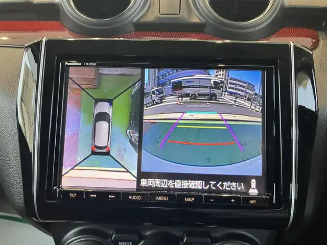 スズキ スイフト スポーツ セーフティPKG 神奈川県 2019(令1)年 2.1万km ピュアホワイトP アダクティブクルーズコントロール/全方位カメラ/純正OPナビ/フルセグTV/バックカメラ/Bluetooth接続可/DVD再生可/レーダークルコン/純正17インチAW/D席シートヒーター/ビルトインETC/LEDヘッドライト/AUTOライト/スマートキー×2
