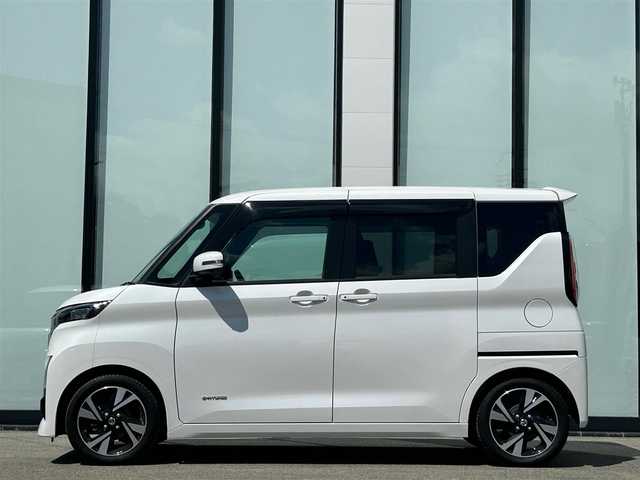 日産 ルークス HWS Gターボ プロパイロットED 大阪府 2021(令3)年 3.7万km ホワイトパール 純正ナビ/（フルセグTV/CD/DVD）/全方位カメラ　/両側パワースライドドア/前後ドライブレコーダー/純正フロアマット/純正15インチアルミホイール　/LEDヘッドランプ　/LEDフォグランプ/プロパイロット/エマージェンシーブレーキ/合皮シートカバー/TVキャンセラー有