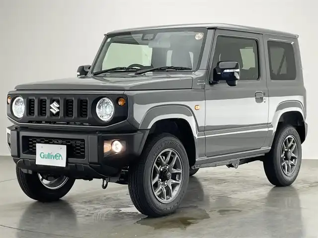 スズキ ジムニー XC 愛知県 2025(令7)年 0.1千km ミディアムグレー 届出済未使用車　禁煙車　リアパーキングセンサー　デュアルセンサーブレーキ　ヘッドライトウォッシャー　ミラーヒーター　電動格納ミラー　ＬＥＤライト　フォグランプ　衝突軽減　ターボ車　逸脱警報　背面タイヤ　アイドリングストップ ダウンヒルアシストコントロール