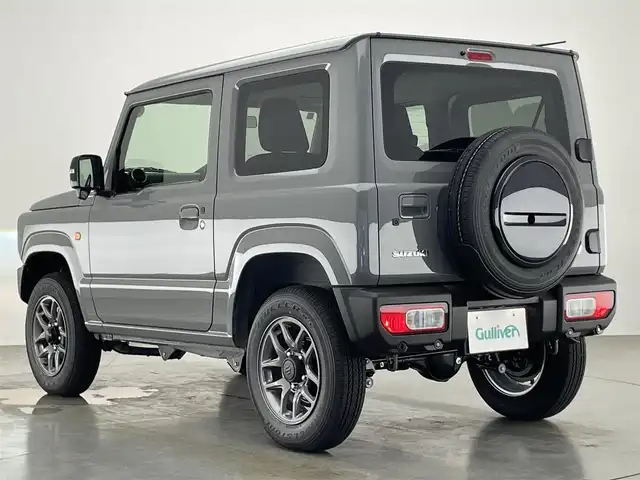 スズキ ジムニー XC 愛知県 2025(令7)年 0.1千km ミディアムグレー 届出済未使用車　禁煙車　リアパーキングセンサー　デュアルセンサーブレーキ　ヘッドライトウォッシャー　ミラーヒーター　電動格納ミラー　ＬＥＤライト　フォグランプ　衝突軽減　ターボ車　逸脱警報　背面タイヤ　アイドリングストップ ダウンヒルアシストコントロール