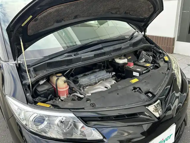 トヨタ エスティマ アエラス Gエディション 静岡県 2011(平23)年 7.3万km ブラック 社外アルパインナビ/BT/CD/DVD/フルセグTV/SD/HDD/ビルトインETC/クルーズコントロール/両側パワースライドドア/フリップダウンモニター/純正フロアマット/電動格納ミラー/フォグランプ