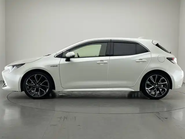 トヨタ カローラ スポーツ ハイブリッドG Z 愛知県 2018(平30)年 0.8万km ホワイトパールクリスタルシャイン 純正９型ナビ　メーカーオプションシート　シートヒーター　バックカメラ　ＢＳＭ　ＨＵＤ　ＡＣ１００Ｖ電源　ＥＴＣ　電動パーキング　前後ドラレコ　衝突軽減　追従クルコン　コーナーセンサー　ＬＥＤライト