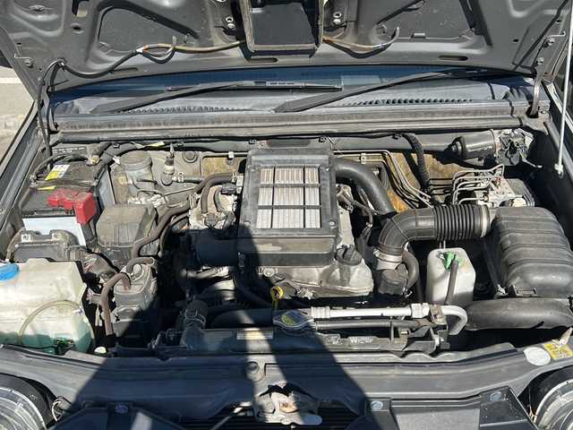 スズキ ジムニー クロスアドベンチャー XC 静岡県 2010(平22)年 15.8万km ブルーイッシュブラックパール3 /ワンオーナー//社外CD//専用シート//シートヒーター//背面タイヤ//フォグランプ//スペアキー//保証書//取説