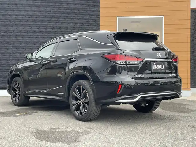 レクサス ＲＸ 450hL 栃木県 2021(令3)年 3.8万km グラファイトブラックガラスフレーク ワンオーナー/6人乗り/ヘッドアップディスプレイ/純正20インチアルミホイール/純正メモリナビ/フルセグテレビ/バックカメラ/クルーズコントロール（ACC）/ドアバイザー/プッシュスタート/パワーバックドア/フットトランクオープナー/ステアリングヒーター/シートヒーター/シートエアコン/Apple CarPlay/ETC