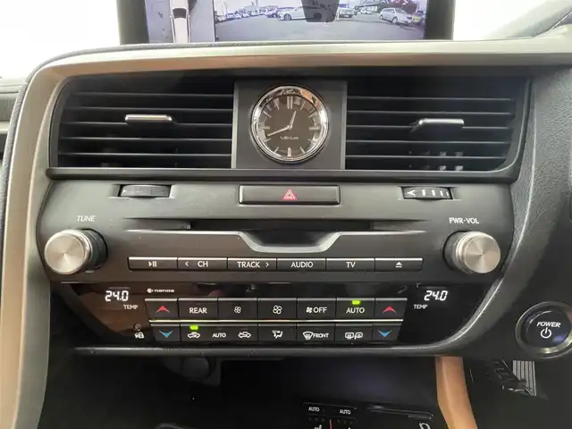 レクサス ＲＸ 450hL 栃木県 2021(令3)年 3.8万km グラファイトブラックガラスフレーク ワンオーナー/6人乗り/ヘッドアップディスプレイ/純正20インチアルミホイール/純正メモリナビ/フルセグテレビ/バックカメラ/クルーズコントロール（ACC）/ドアバイザー/プッシュスタート/パワーバックドア/フットトランクオープナー/ステアリングヒーター/シートヒーター/シートエアコン/Apple CarPlay/ETC