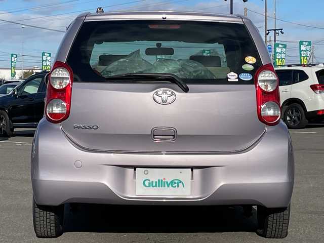 トヨタ パッソ X ユルリ 道央・札幌 2011(平23)年 5.1万km グレイッシュパープルメタリックオパール ワンオーナー/寒冷地仕様/純正ディーラーOPナビ/AM/FM/ワンセグ/ワイパーデアイサー/スマートキー/キーレスエントリー/ハロゲンヘッドライト/ヘッドライトレベライザー/電動格納ミラー/純正フロアマット/ドアバイザー/社外AW付夏タイヤ積込/155/80/R13/2018年/山4mm