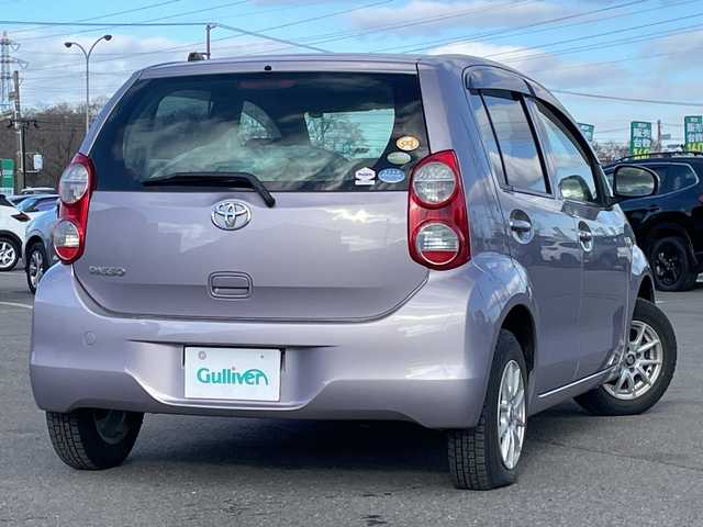 トヨタ パッソ X ユルリ 道央・札幌 2011(平23)年 5.1万km グレイッシュパープルメタリックオパール ワンオーナー/寒冷地仕様/純正ディーラーOPナビ/AM/FM/ワンセグ/ワイパーデアイサー/スマートキー/キーレスエントリー/ハロゲンヘッドライト/ヘッドライトレベライザー/電動格納ミラー/純正フロアマット/ドアバイザー/社外AW付夏タイヤ積込/155/80/R13/2018年/山4mm